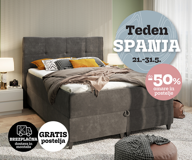 Opremite svojo spalnico v Tednu spanja in prihranite do 50%